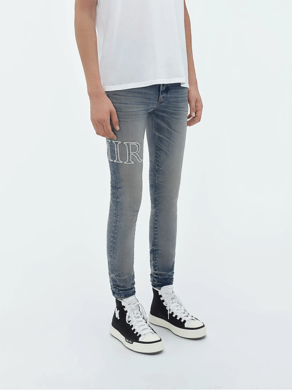 AMIRI-Core-Logo-Bandana-Jacquard-Jeans-Indigo-4