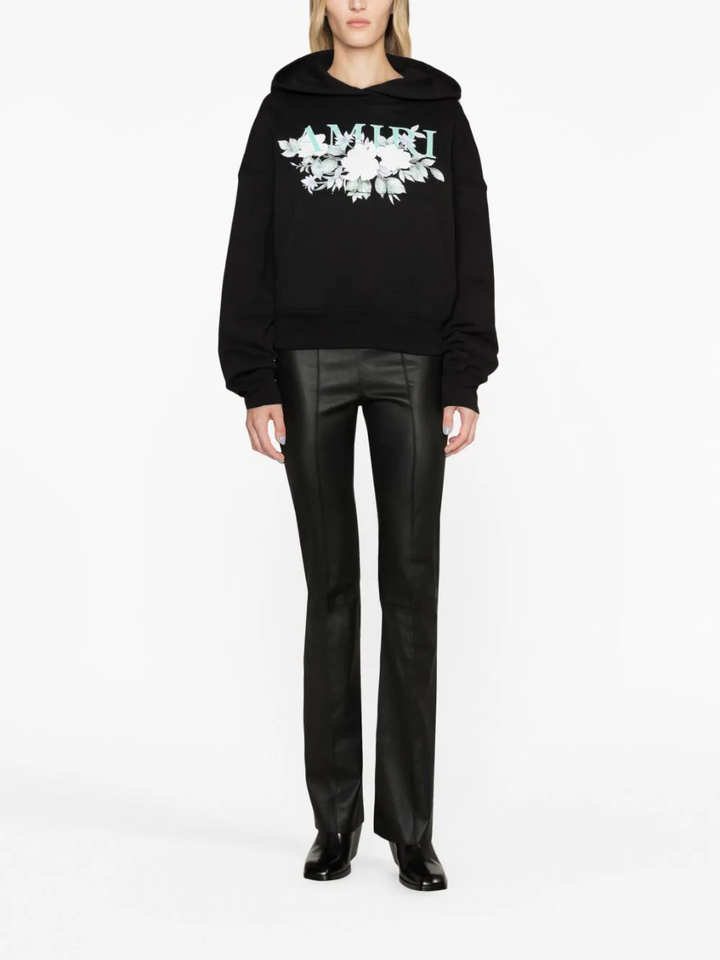 AMIRI-Floral-Hoodie-Black-2