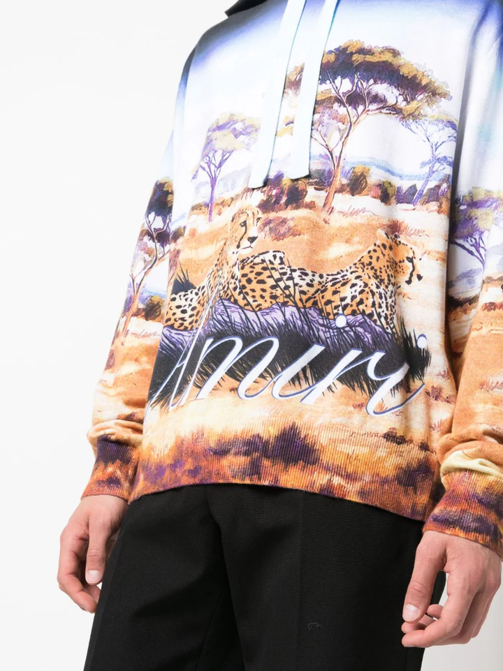 AMIRI Safari Oversized Hoodie Multi 5