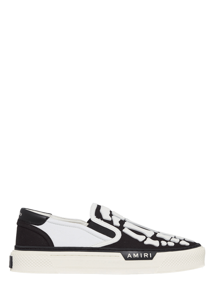 AMIRI-Skel-Top-Slip-On-Shoes-Black-1