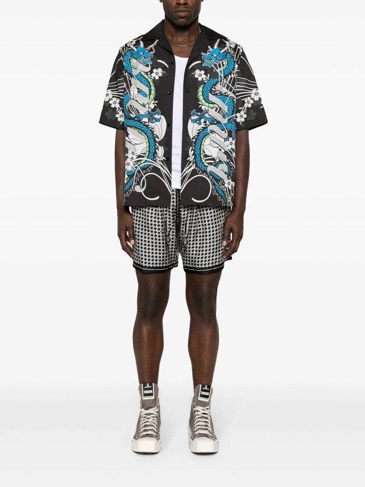 AMIRI-Staggard-Houndstooth-Shorts-Black-2