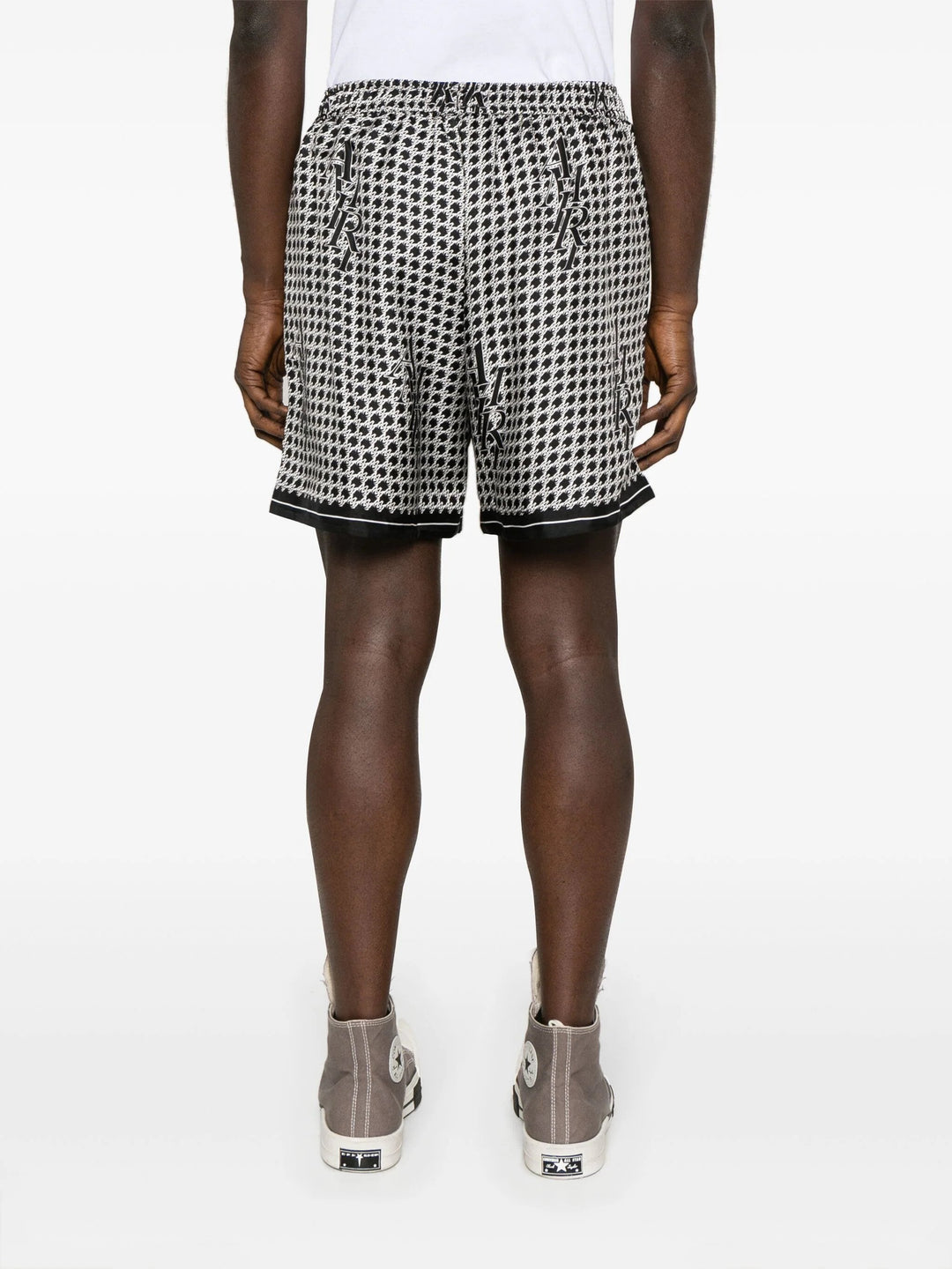 AMIRI-Staggard-Houndstooth-Shorts-Black-4