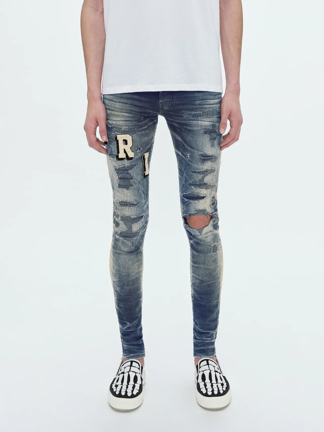 AMIRI Vintage Indigo Varsity Jeans Indigo 2