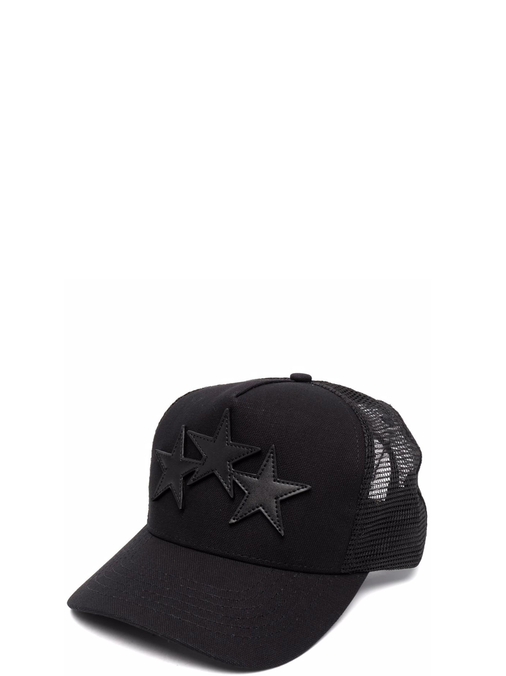 AMIRI_3StarTruckerHat_Black