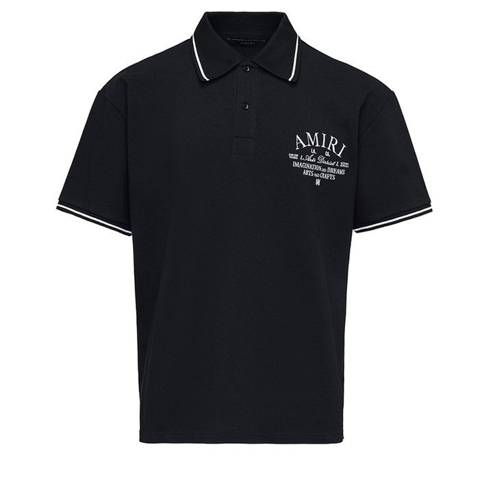 AMIRI_Arts_District_Pique_Polo-Black