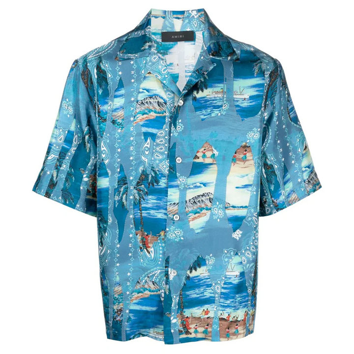 Bleach Bandana Bowling Shirt