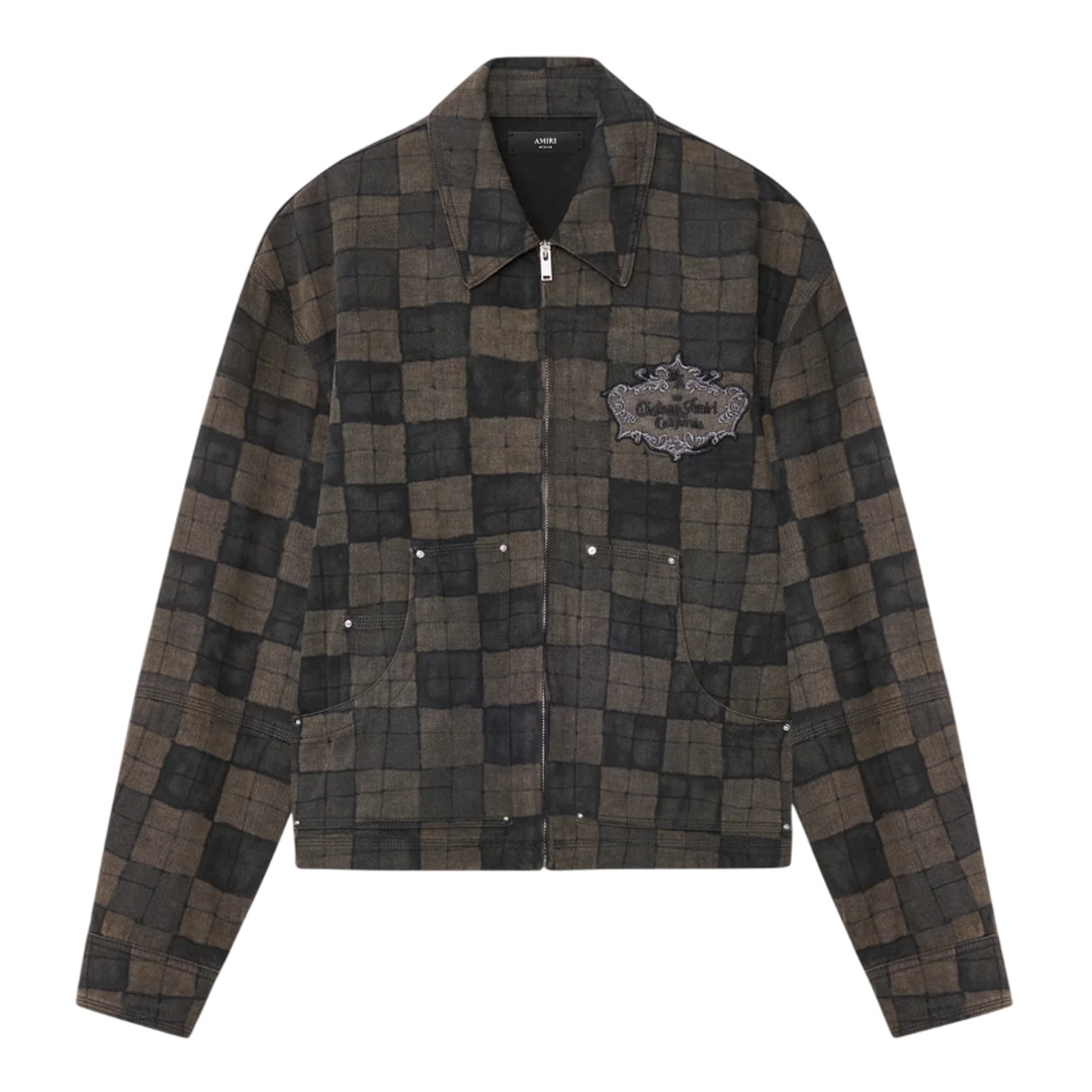 Checkered Work Jacket