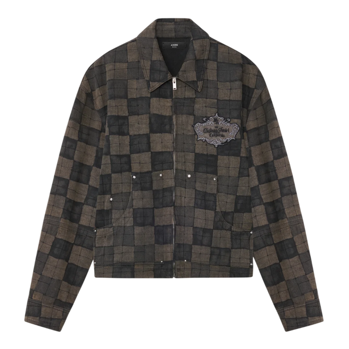 Checkered Work Jacket
