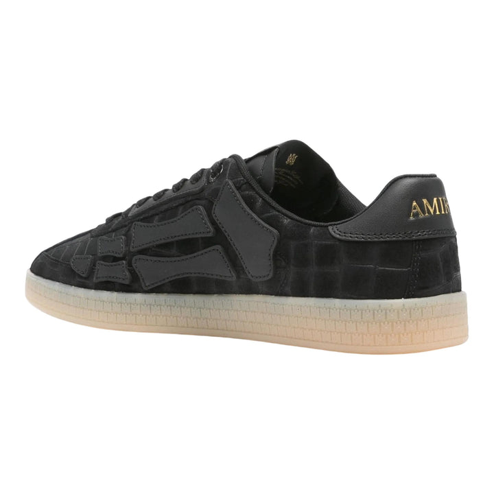 Club21 - AMIRI - Croc Debossed Pacific Bones Sneakers - SNEAKERS - Black