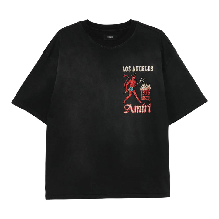 Club21 - AMIRI - Crystal Sinners Tee - TEES - Black