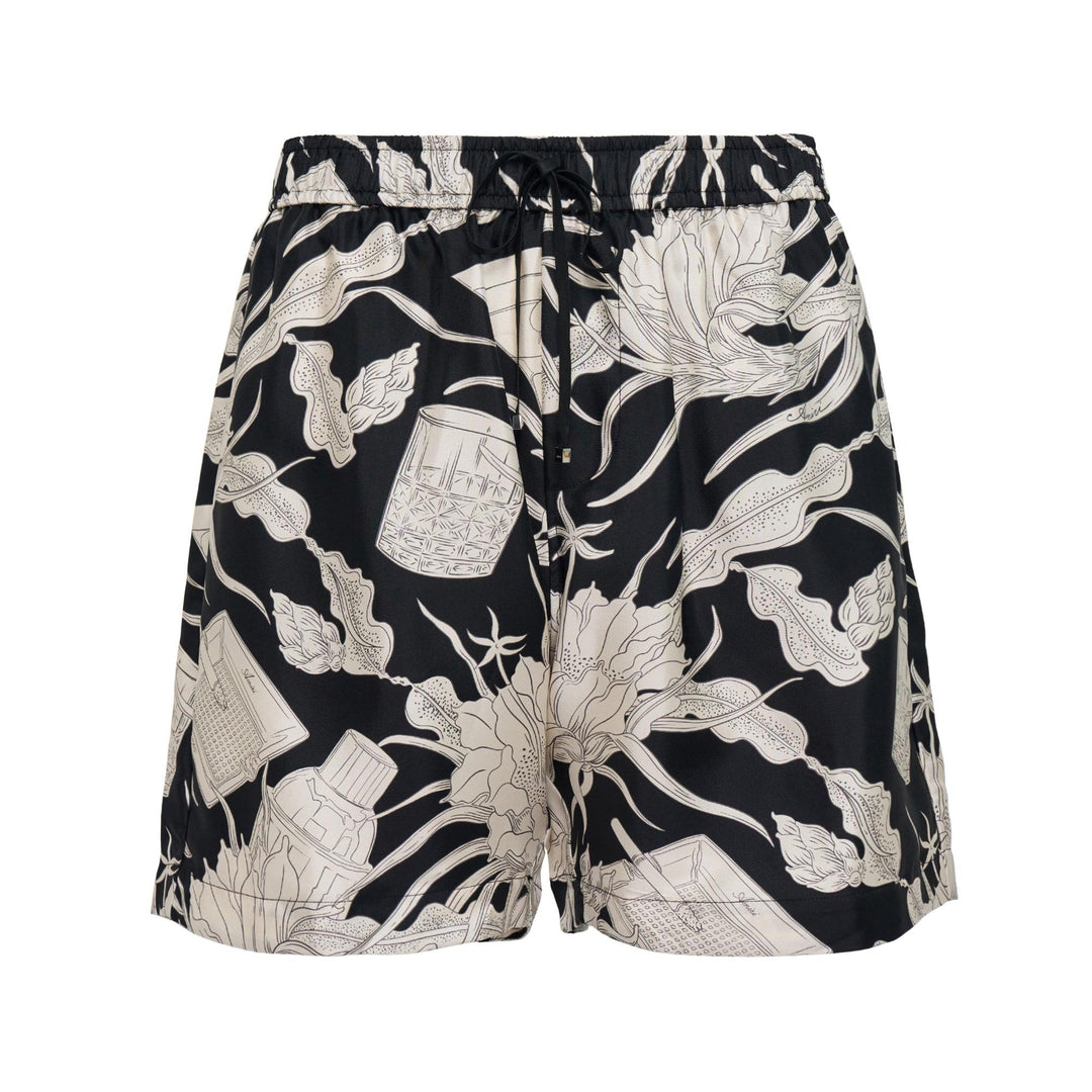 Club21 - AMIRI - Floral Short - SHORTS - Black