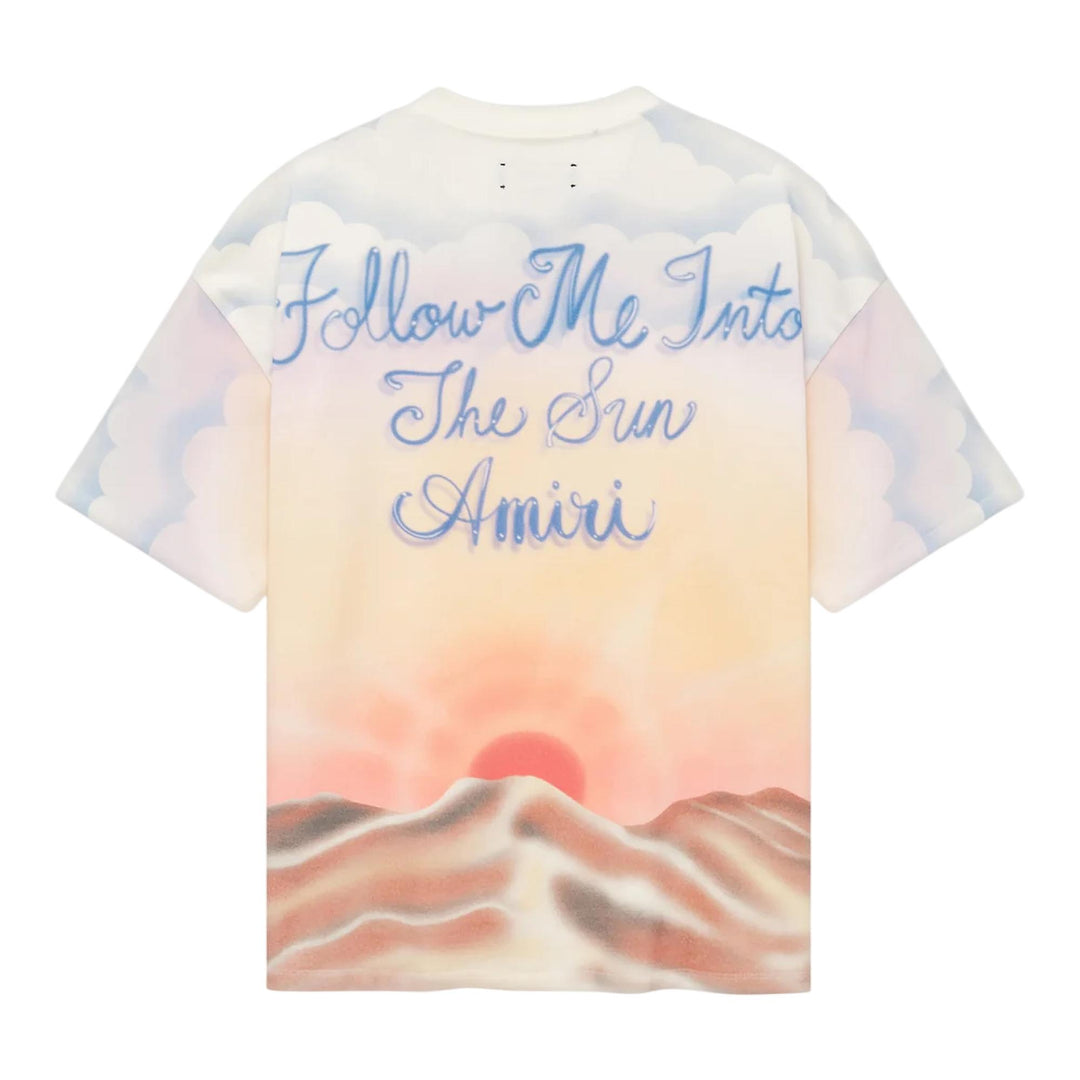 Club21 - AMIRI - Follow Me Oversized Tee - TEES - Ivory