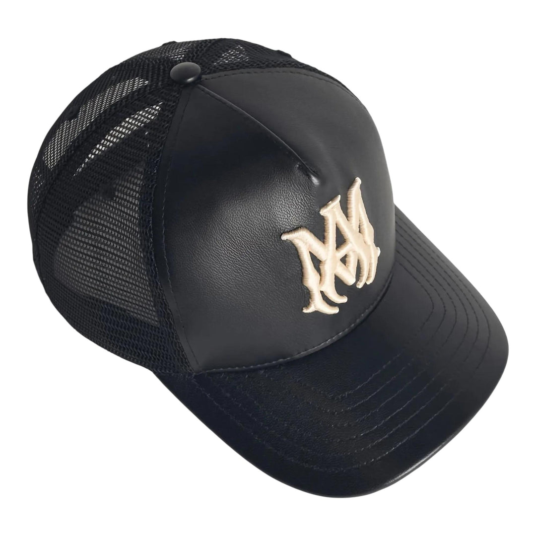 Club21 - AMIRI - Leather MA Trucker Hat - HATS - Black
