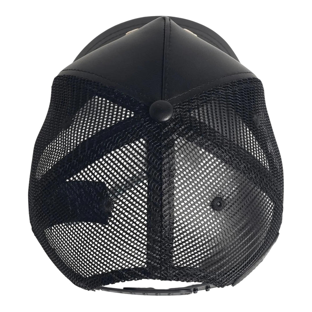 Club21 - AMIRI - Leather MA Trucker Hat - HATS - Black