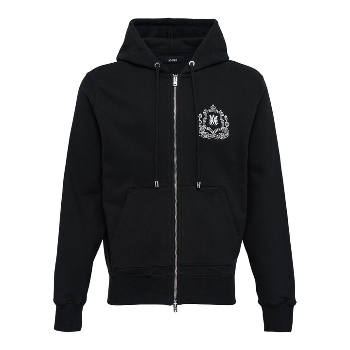 Club21 - AMIRI - MA Crest Zip Hoodie - SWEATERS - Black