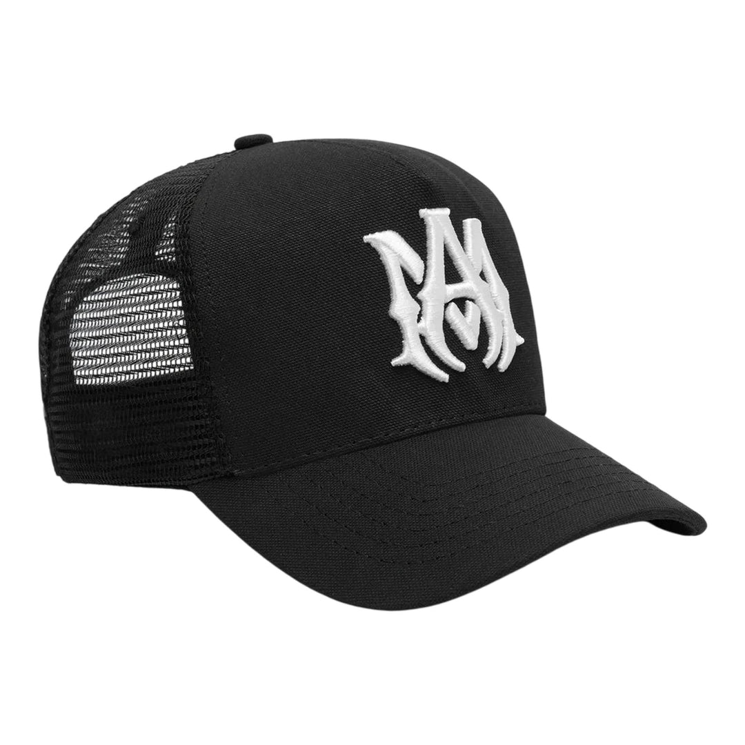 Club21 - AMIRI - MA Logo Trucker Hat - HATS - Black