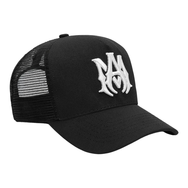 Club21 - AMIRI - MA Logo Trucker Hat - HATS - Black