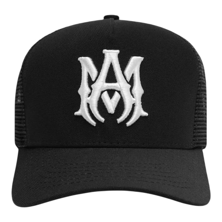 Club21 - AMIRI - MA Logo Trucker Hat - HATS - Black