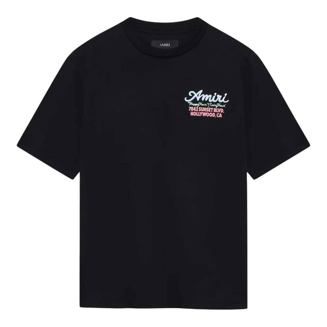 Club21 - AMIRI - Neon Lights Oversized Tee - TEES - Black