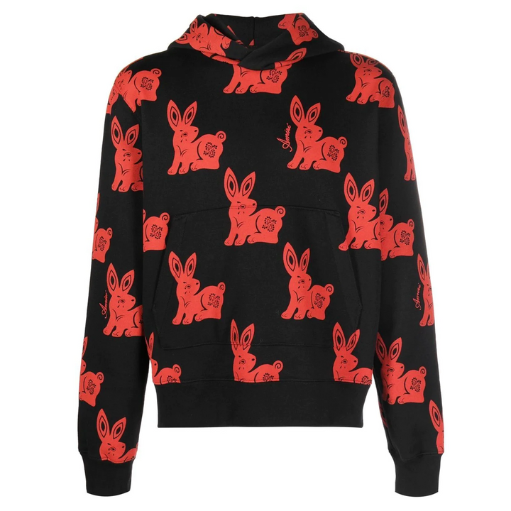 Rabbit Allover Hoodie