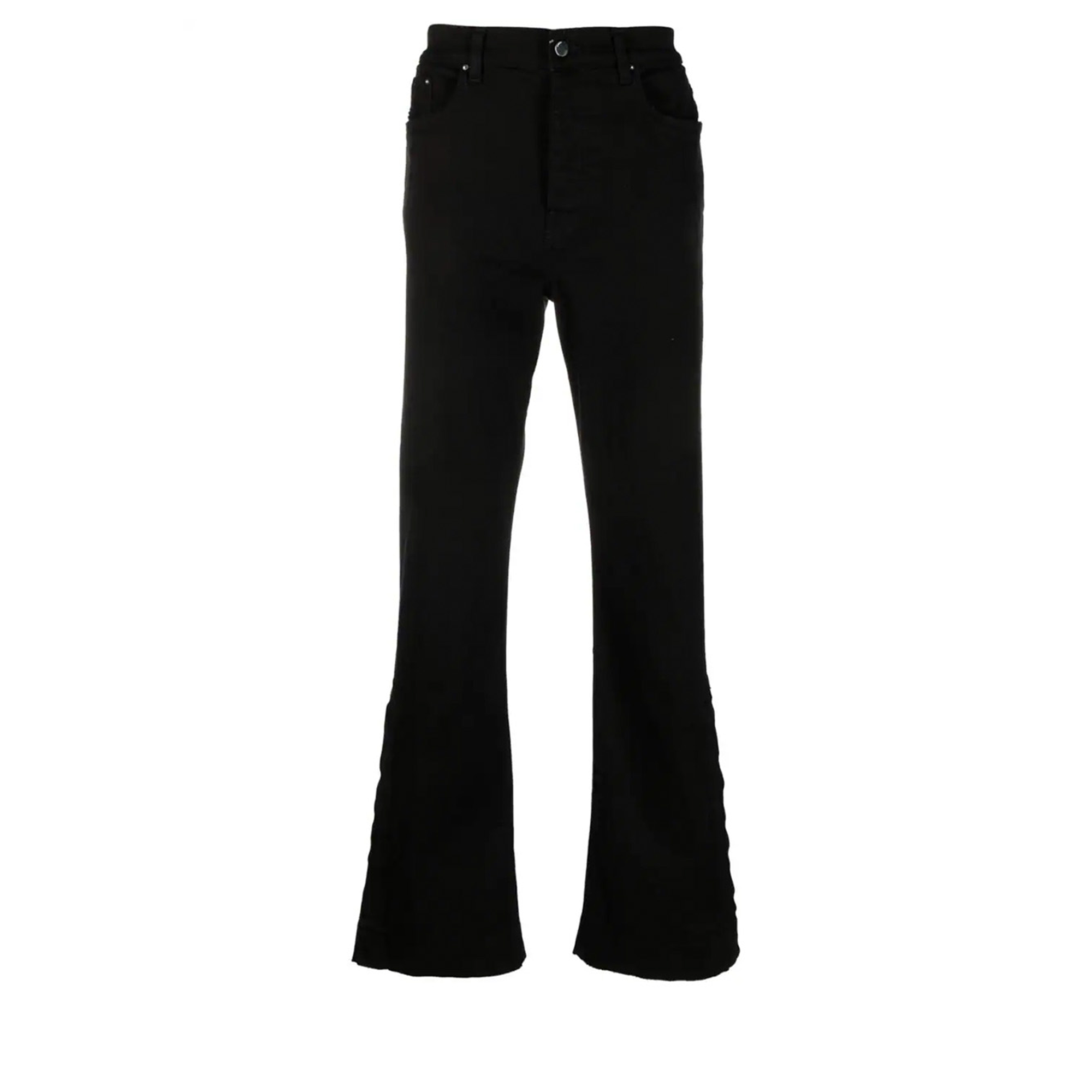 30 AMIRI STACK FLAIR JEAN DARK INDIGO Stack Kick Flare Jeans