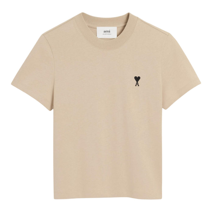 Club21 - AMI - ADC Cropped T-Shirt - TEES - Beige
