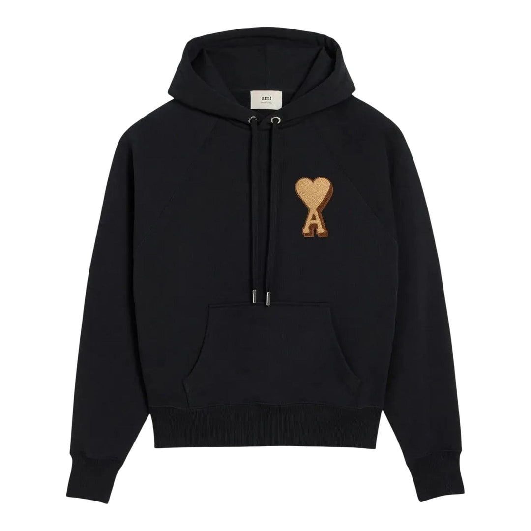 Club21 - AMI - ADC Patch Hoodie - SWEATSHIRTS - Black