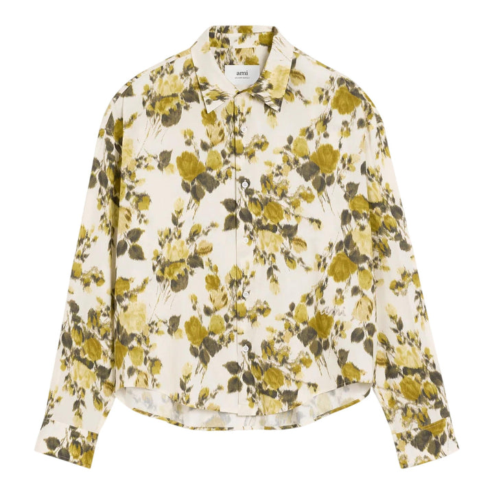 Club21 - AMI - AMI Boxy Shirt - SHIRTS - Lime Green