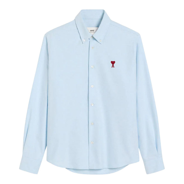 AMI_Ami_De_Coeur_Classic_Fit_Shirt_LightBlue