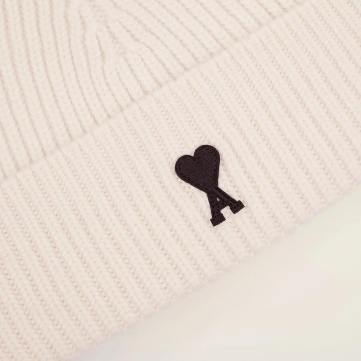 Club21 - AMI - Black ADC Beanie - HATS - Off-White