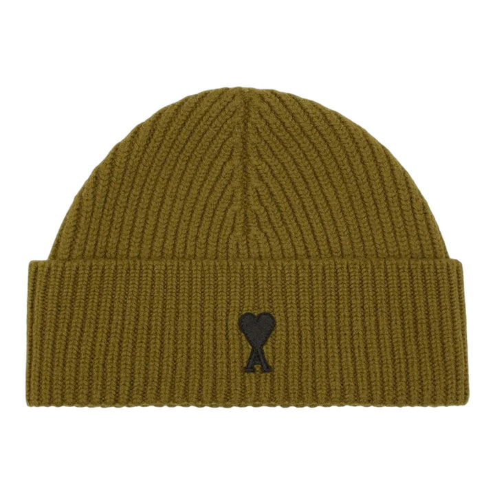 Club21 - AMI - Black ADC Beanie - HATS - Olive