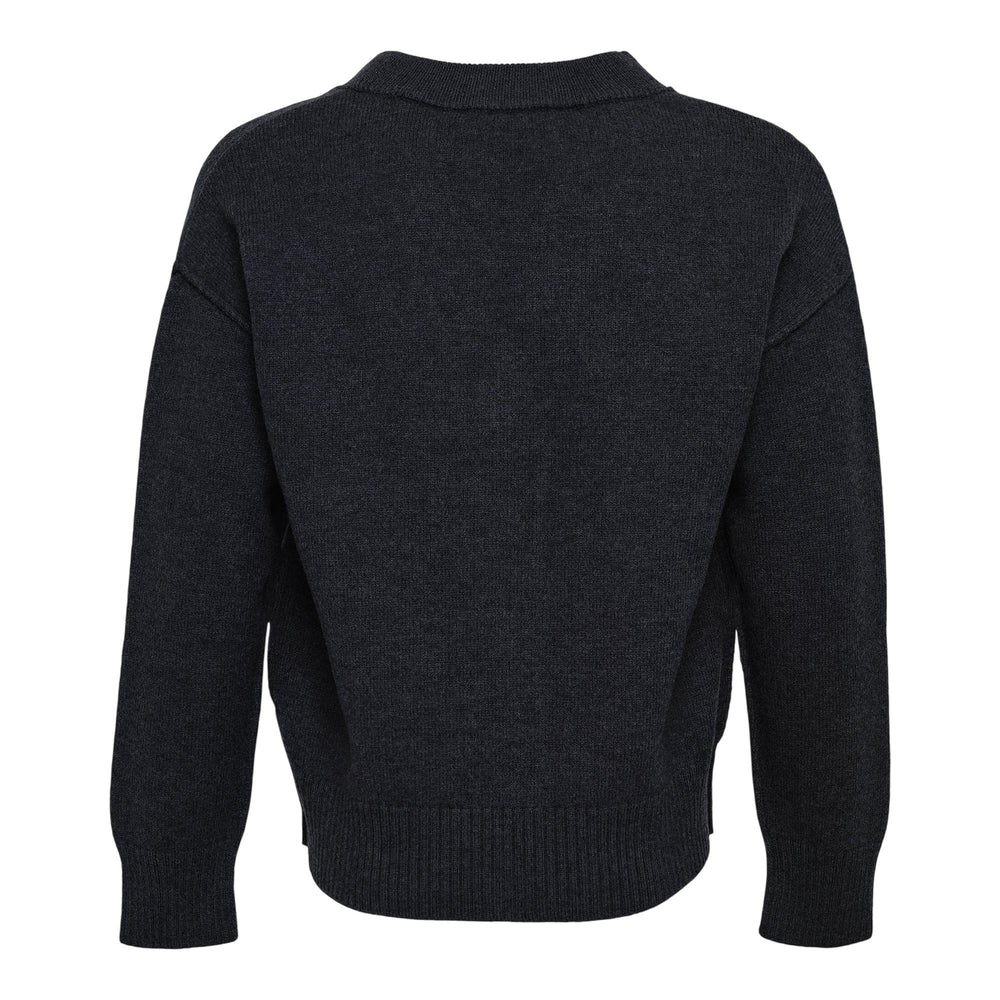 Club21 - AMI - Black ADC Cardigan - CARDIGANS - Grey