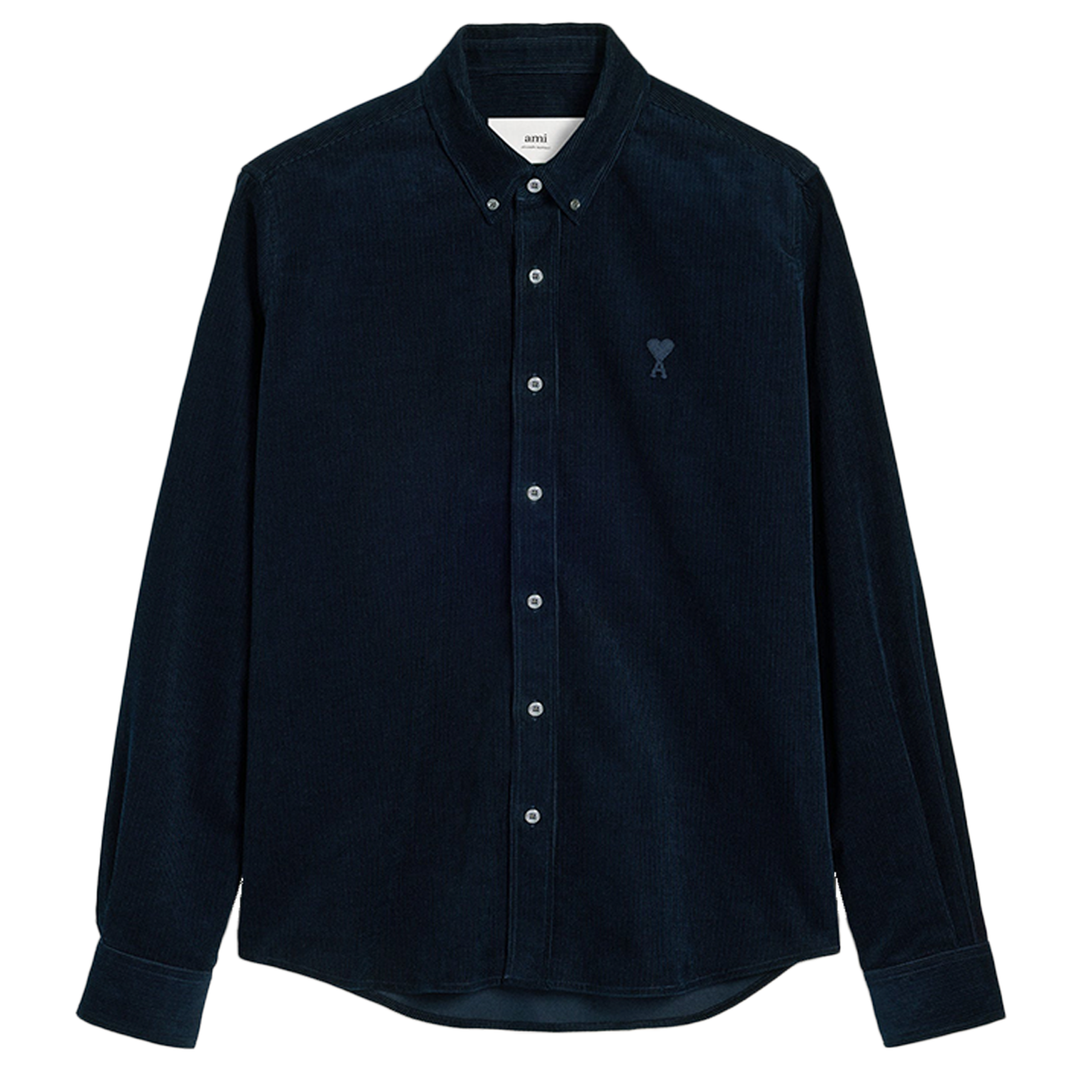 AMI_Classic_Fit_Shirt_Navy