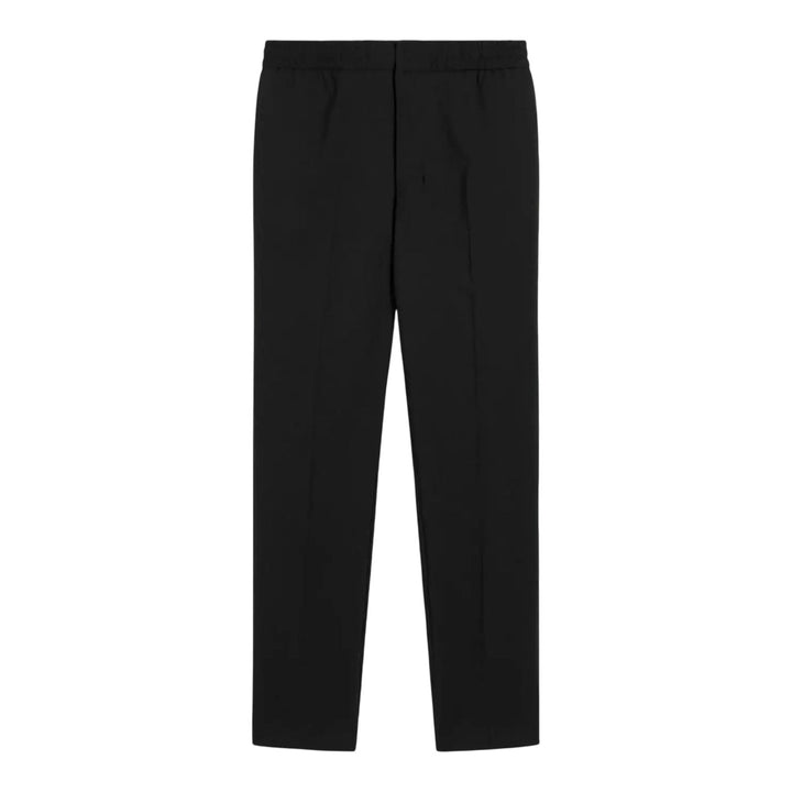 AMI_Elasticated_Waist_Pants_Black