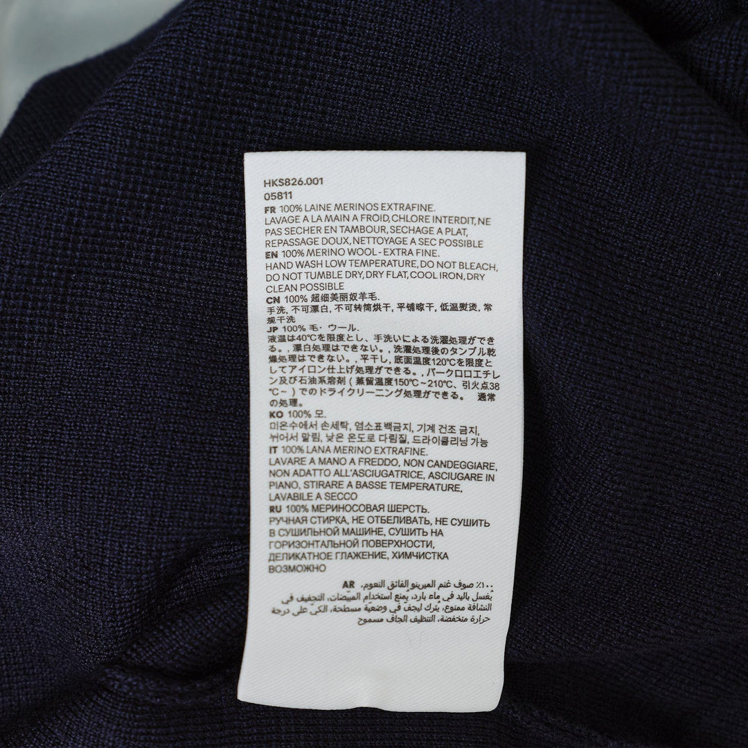 Club21 - AMI - Red Adc Sweater - KNIT TOPS - Navy