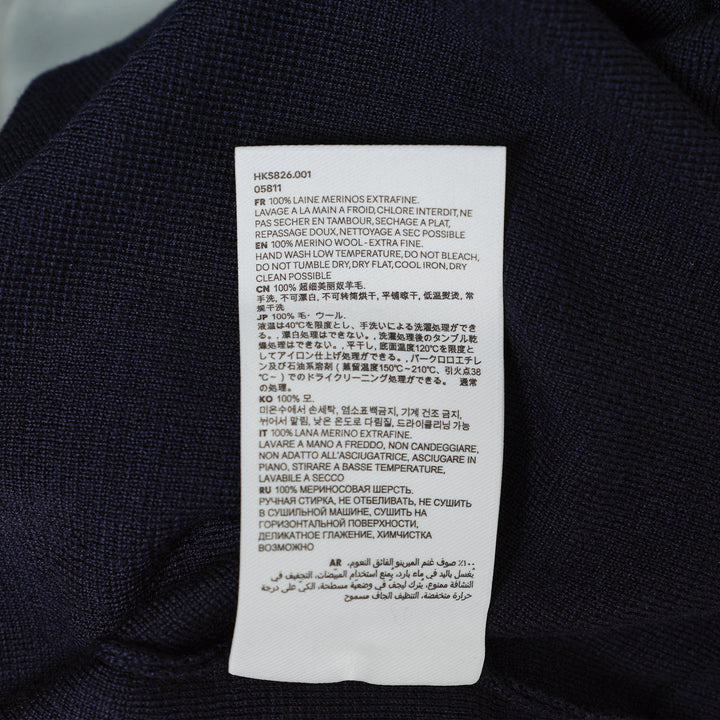 Club21 - AMI - Red Adc Sweater - KNIT TOPS - Navy