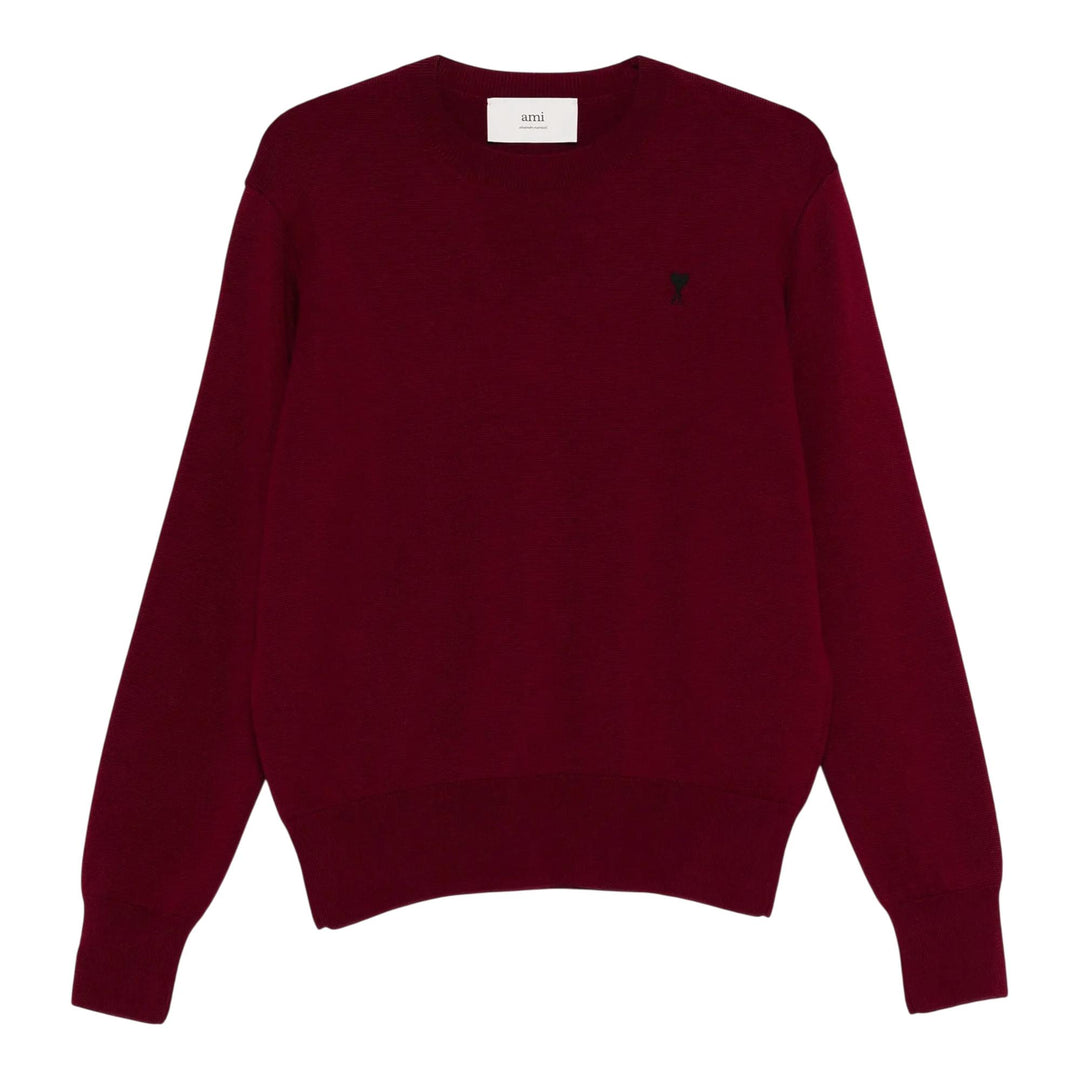 Club21 - AMI - Red Adc Sweater - KNIT TOPS - Red