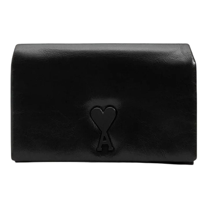 Club21 - AMI - Wallet On Strap - HANDBAGS - Black