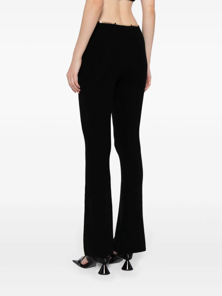 Alexander-Wang-Boot-Leg-Pants-With-Logo-Waist-Black-4