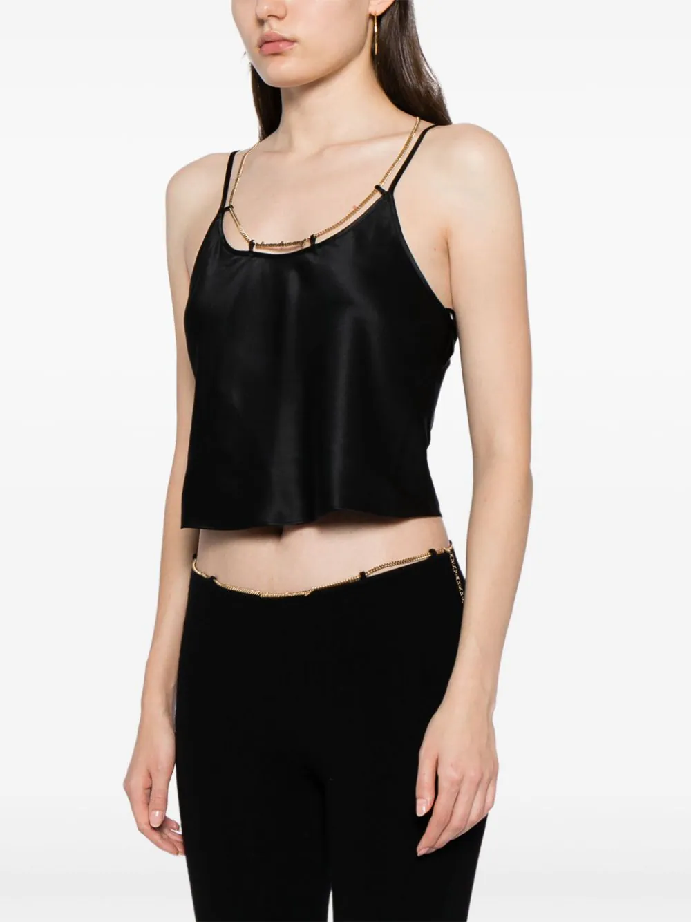 Alexander-Wang-Cami-Slip-Top-With-Gold-Nameplate-Black-3