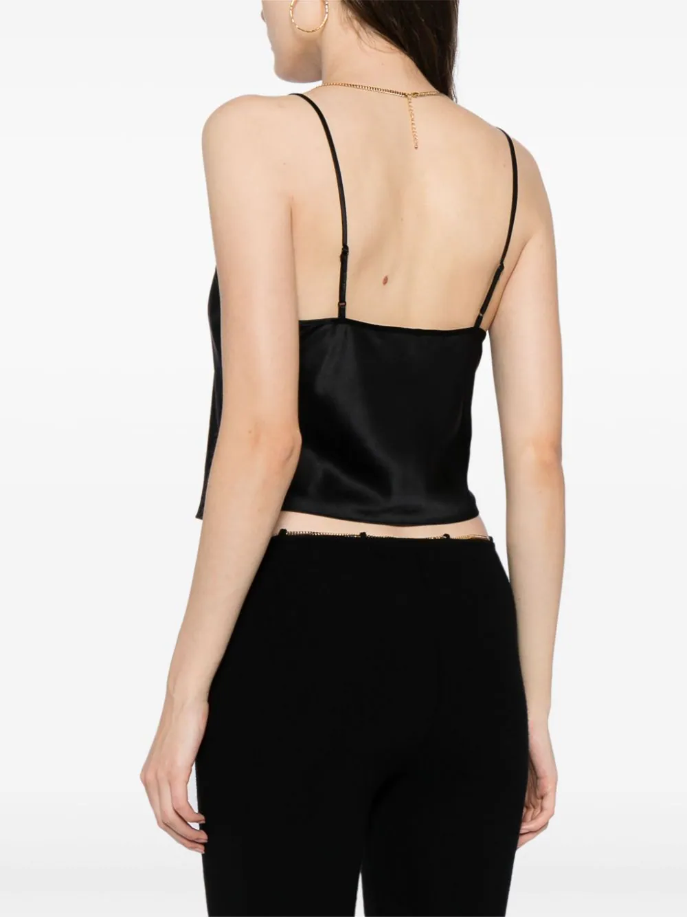 Alexander-Wang-Cami-Slip-Top-With-Gold-Nameplate-Black-4