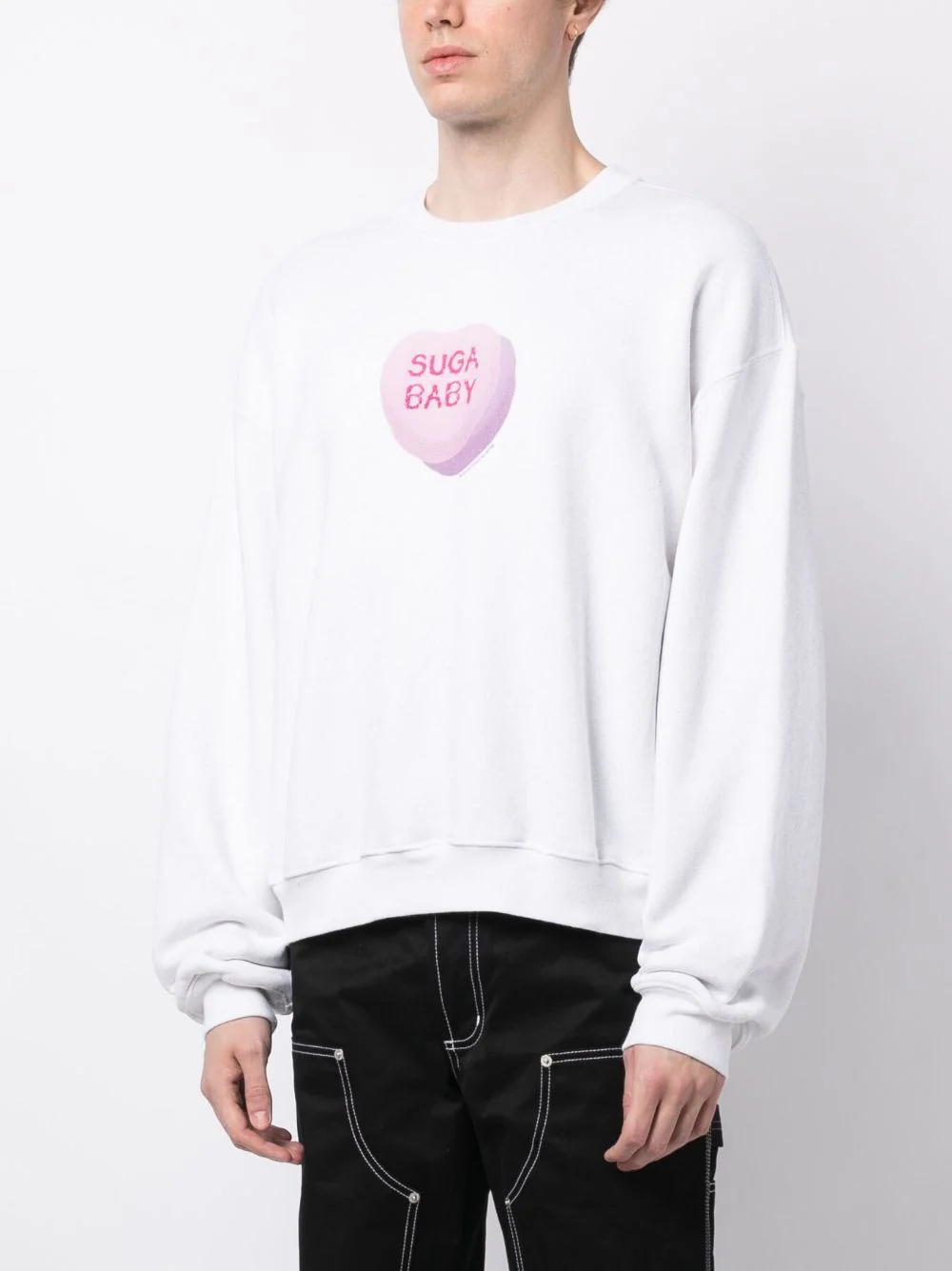 Alexander Wang Crewneck Sweatshirt White 4