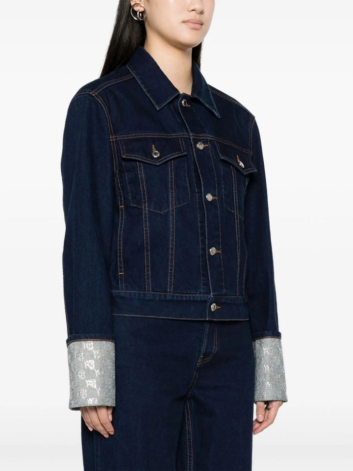 Alexander-Wang-Crystal-Cuff-Stacked-Wang-Jacket-Blue-3