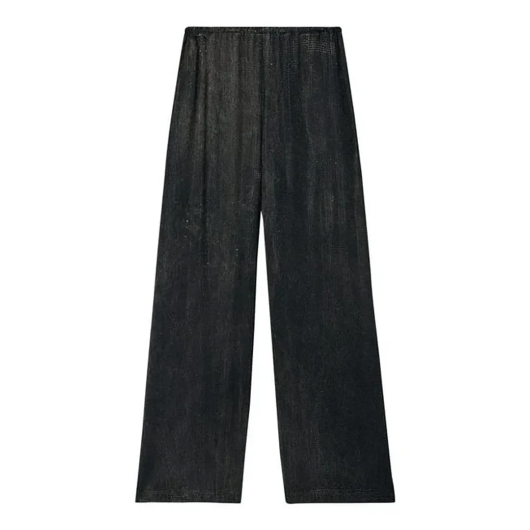 Crystal Hotfix Slim Relaxed-Fit Pants