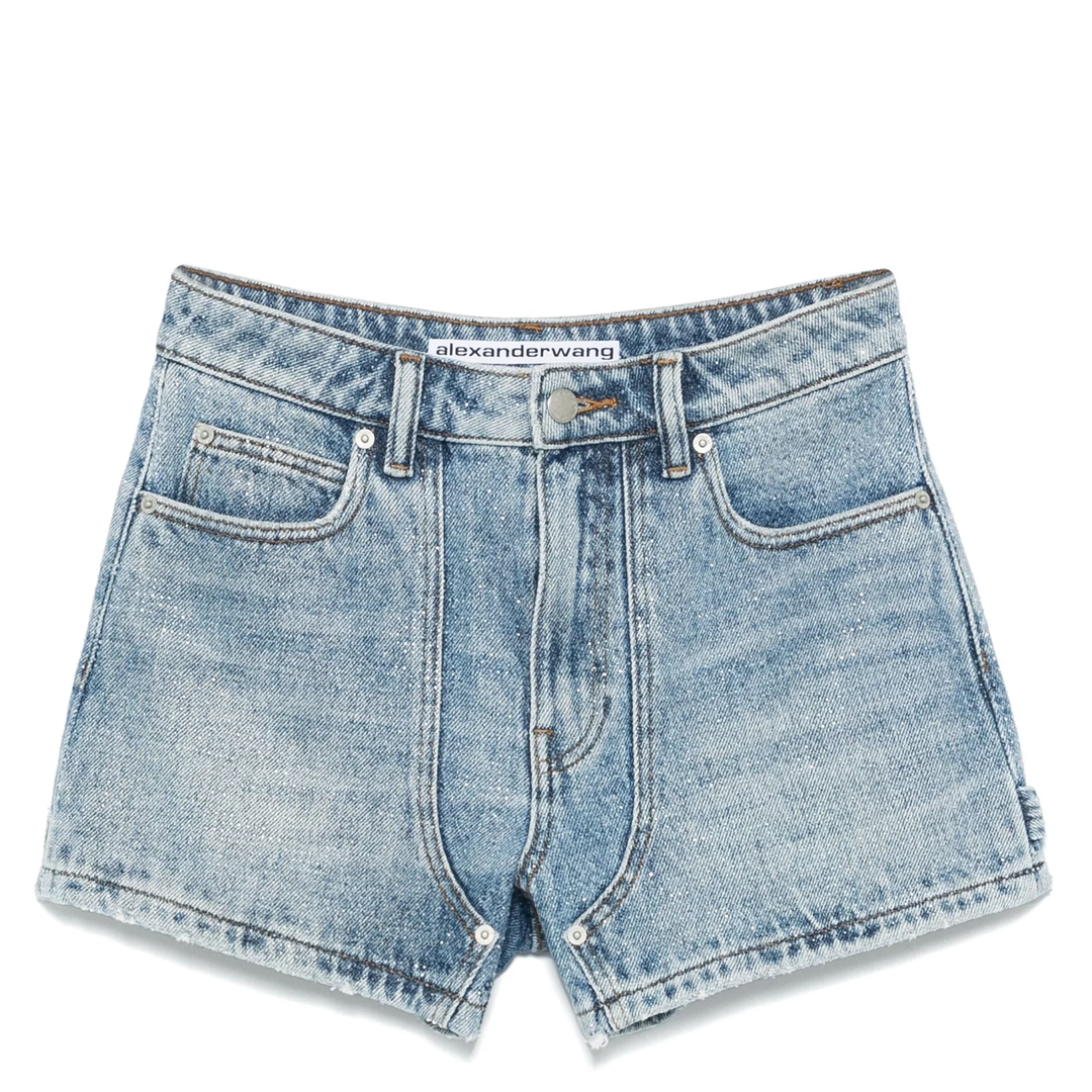 High Waisted Carpenter Shorts