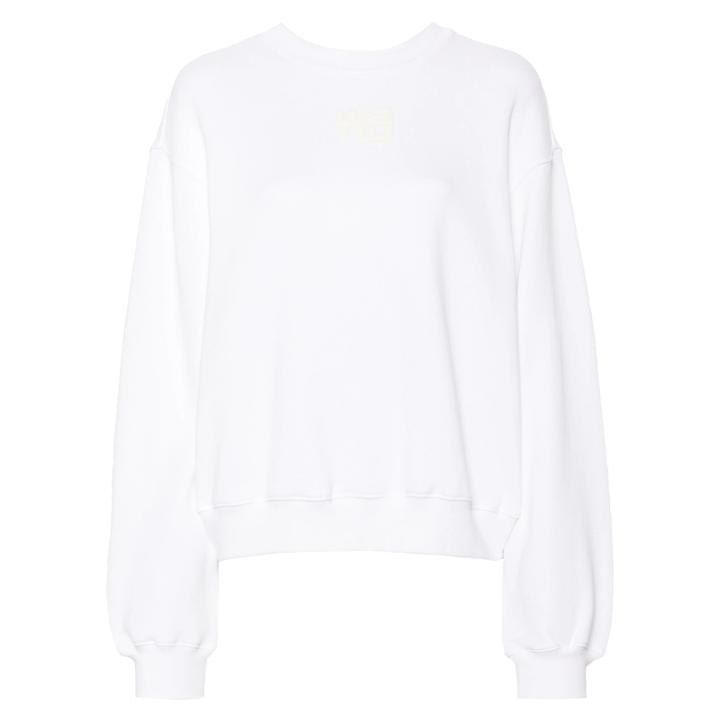Puff Logo Sweatshirt In Structured Terry
