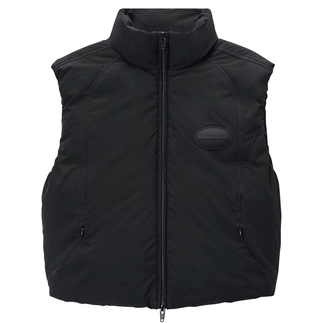 Puffer Vest With Dome Silicone