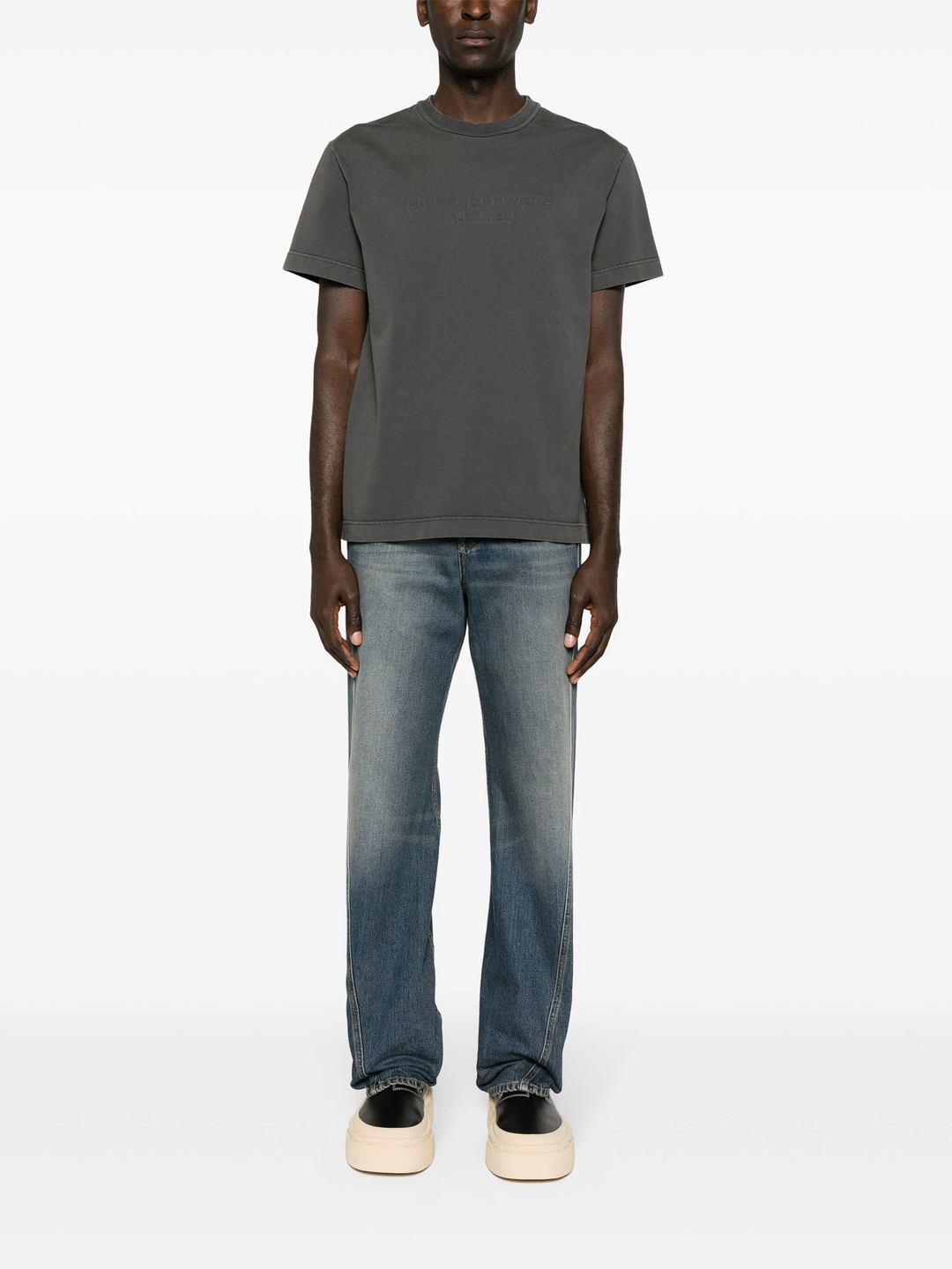 Alexander-Wang-Short-Sleeve-Tee-With-Acid-Wash-Men-Grey-2