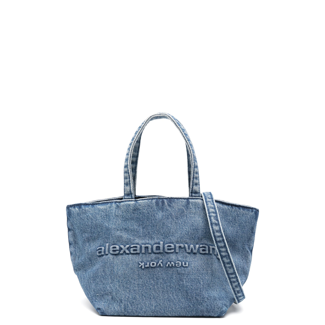 Small Punch Tote In Vintage Medium Indigo