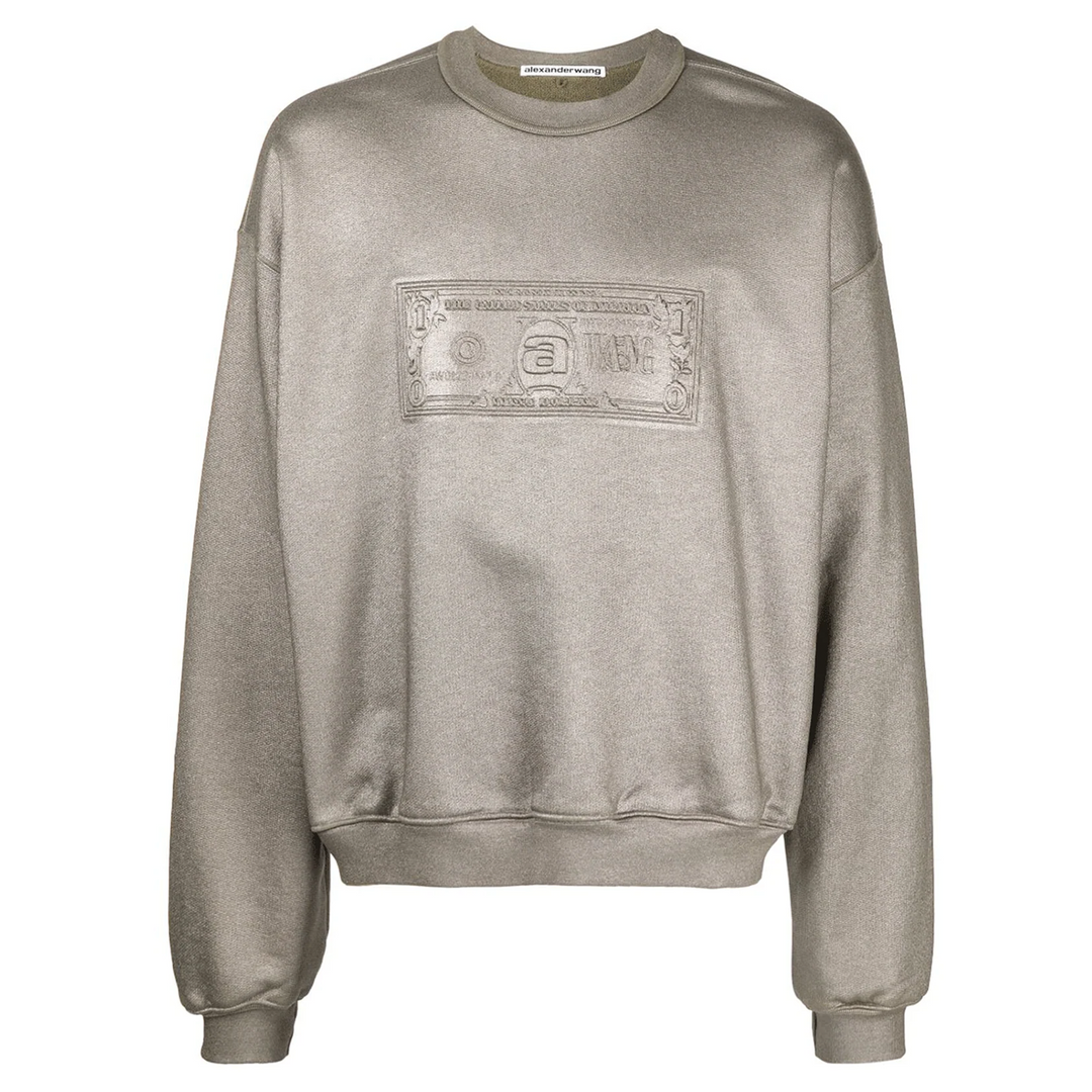 Crewneck With Metallic Sweatshirt